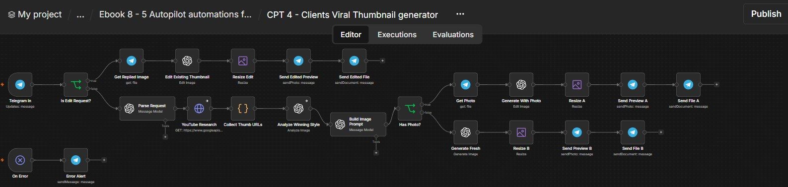 Client Viral Thumbnail Generator n8n workflow Client Viral Thumbnail Generator n8n workflow screenshot — n8n Agency Client Delivery ebook